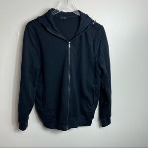 massimo dutti full zip hooded jacekt size m